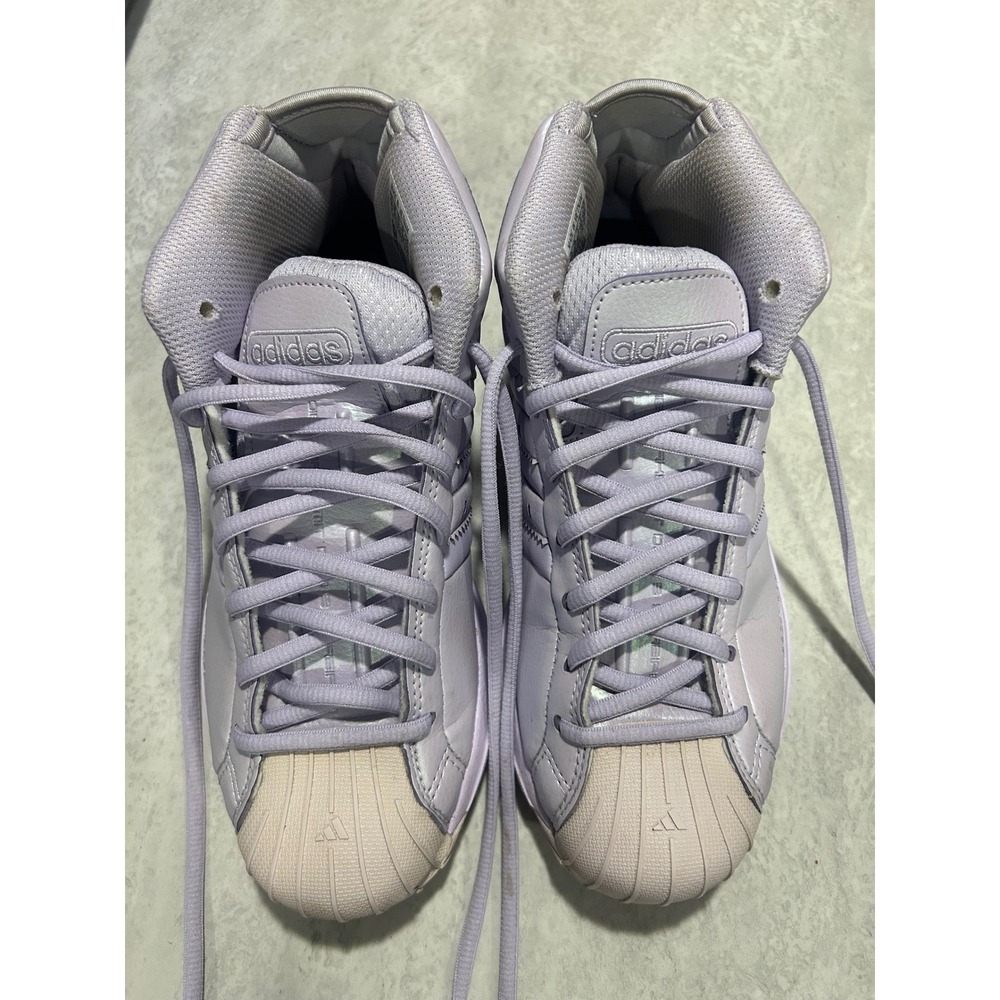 Adidas Pro Model 2G Iridescent Purple High Top Sneakers EG2484 Mens 5 Womens 6.5